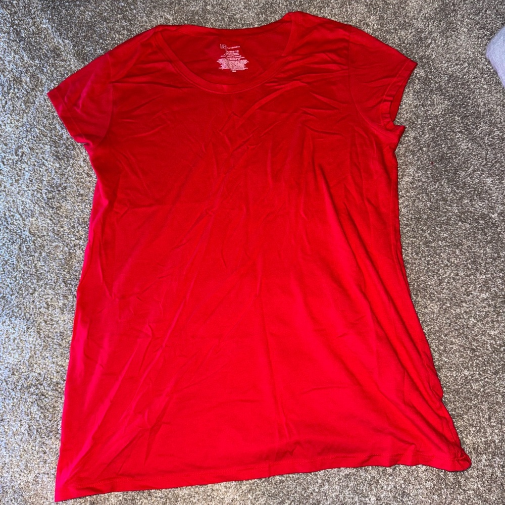 No Boundaries Bright Red Short Sleeve Tee
